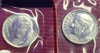 1993 P & D ROOSEVELT DIMES IN US MINT CELLO – BU UNCIRCULATED COIN SET LOT