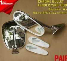 Universal Classic Car Wing Door Mirror Vintage Sport Racing Car 65mm Holes Universal Classic Car Wing Door Mirror Vintage Sport Racing Car 65mm Holes