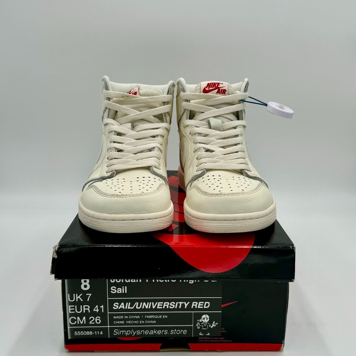 靴 Nike Air Jordan 1 Retro High OG Sail Review & On-Feet: Air Jordan 1 Retro High OG 