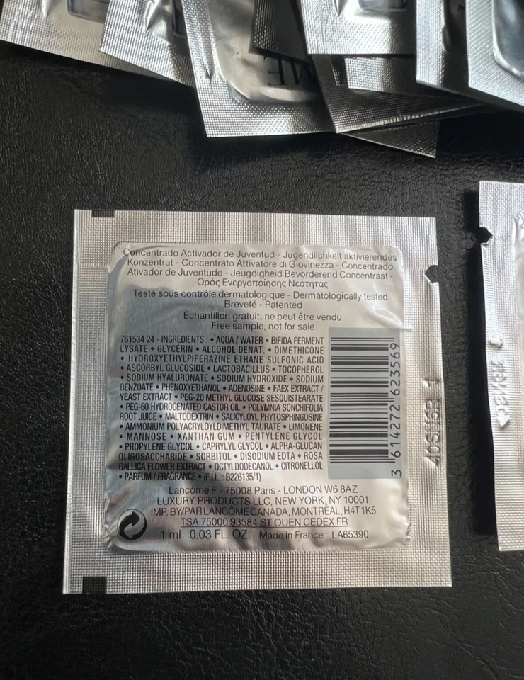 Suero concentrado activador juvenil Lancome Advanced Genifique 15 unidades 0,03 oz 1 ml EA Foto 3 de 3