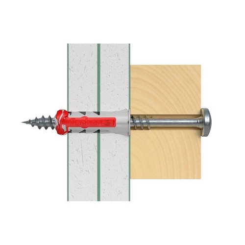 ENCHUFES DE PARED FISCHER DUOPOWER 210 PULGADAS FIJADOR sistema de clic largo/corto 6 8 mm - Imagen 6 de 8