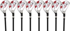 Senior Ladies Majek Golf Womens Hybrid Full Set 3-PW Lady L Flex Utility Clubs