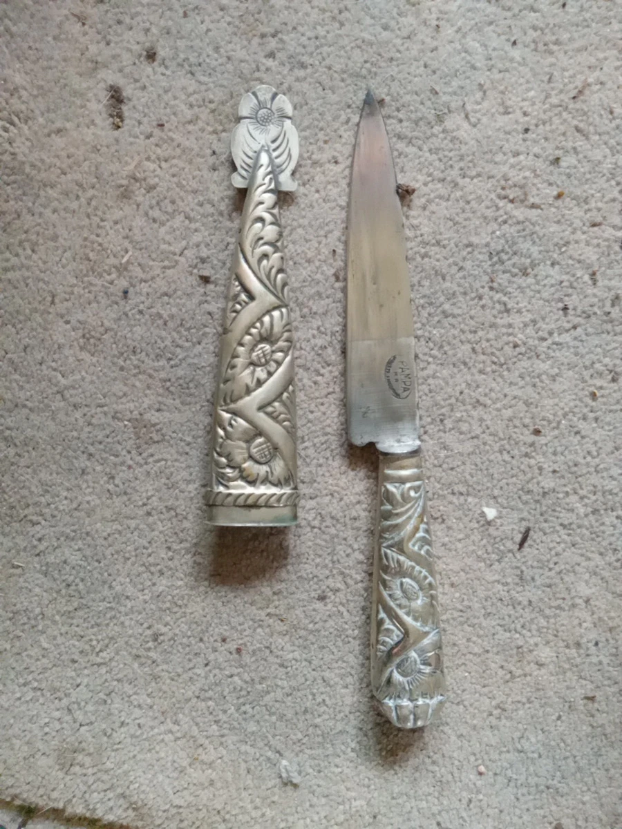 Gaucho Knife In Collectible Vintage Custom & Handmade Fixed Blade