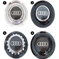 4pcs Audi Floating Wheel Center Caps All Sizes All Brands