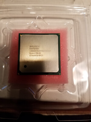 Intel Pentium 4 512 KB L2 Cache FSB 400 MHz 1.8 GHz Socket 478 CPU  SL6LA