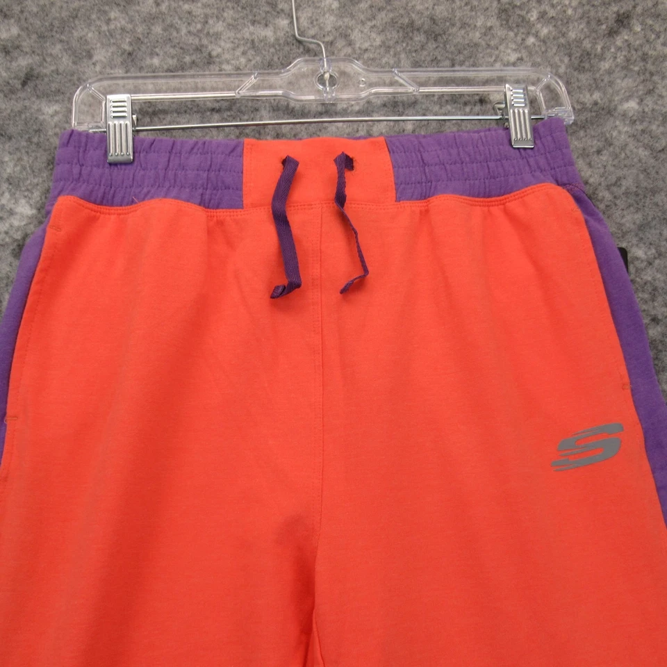 Pantalones Sketchers Niñas Extra Grandes Naranja Pantalones para Sudar Cordón Cintura Elástica Foto 2 de 4