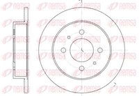 Remsa 2X Bremsscheibe Hinten Ø235.2 Mm Voll FüR Mitsubishi Carisma Da_ 1.8 16V