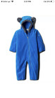 EUC COLUMBIA blue fleece bunting Snowsuit size 3-6 months — photo 2
