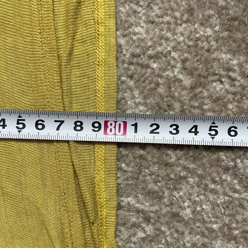 Women’s Matthew Williamson MW Yellow Slub Jersey T-shirt Dress UK Size 10 - Picture 8 of 8