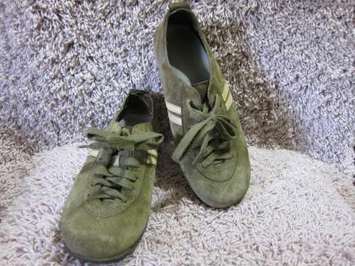 MERRELL 'Duet Sport Swiss Loden' Green/Olive Suede Women's Shoe Sz 7.5 129