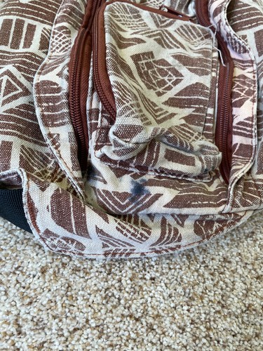 KAVU Original Canvas Crossbody Rope Bag Sling Purse Backpack FLAWS - Picture 3 of 8