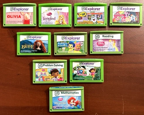 10 Leap Frog LeapPad Explorer Learning Game lot  LeapPad 1 2 3 XDI Ultra Ultimat