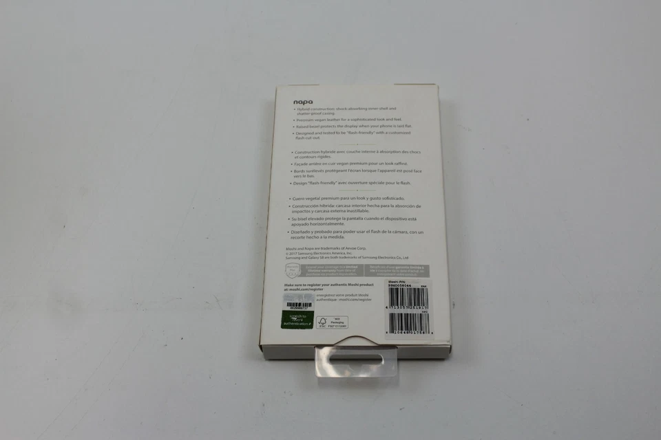 Moshi Napa Premium Leatherette Case for Samsung Galaxy S8+ Black NIB - Image 4 of 4