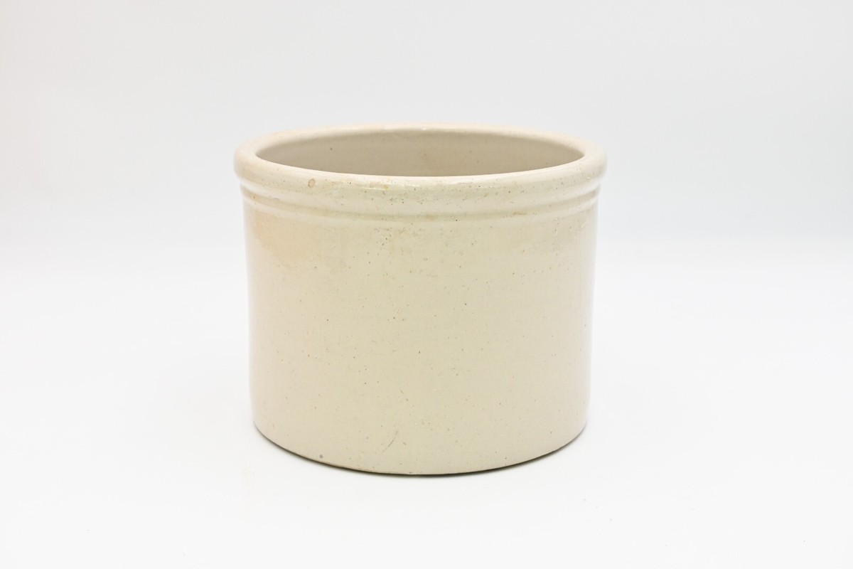 ・Stoneware・1962年-1969年・２４cm・Ｂ＆Ｇ．ＲＣ・ Vintage Stoneware Crock Vintage Crock Stoneware Crock 7.25