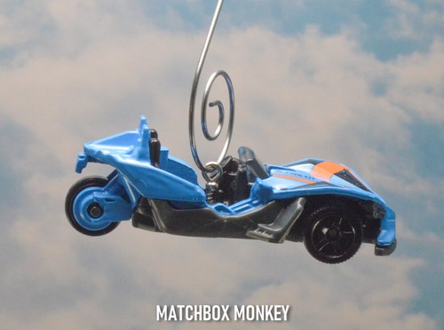 Blue Polaris Slingshot 3 Wheel Motorcycle Motor Bike Christmas Ornament Adorno - Picture 6 of 8