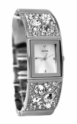 NWT Guess Silver Tone Rhinestone Bangle Watch with Pouch il_fullxfull.2307531673_ptm2.jpg main image 2