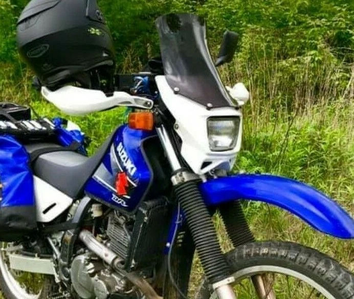 TALL TOURING SCREEN SUZUKI DR 650 SE WINDSCREEN WINDSHIELD HIGH DEFLECTOR SPORT - Image 3 of 4