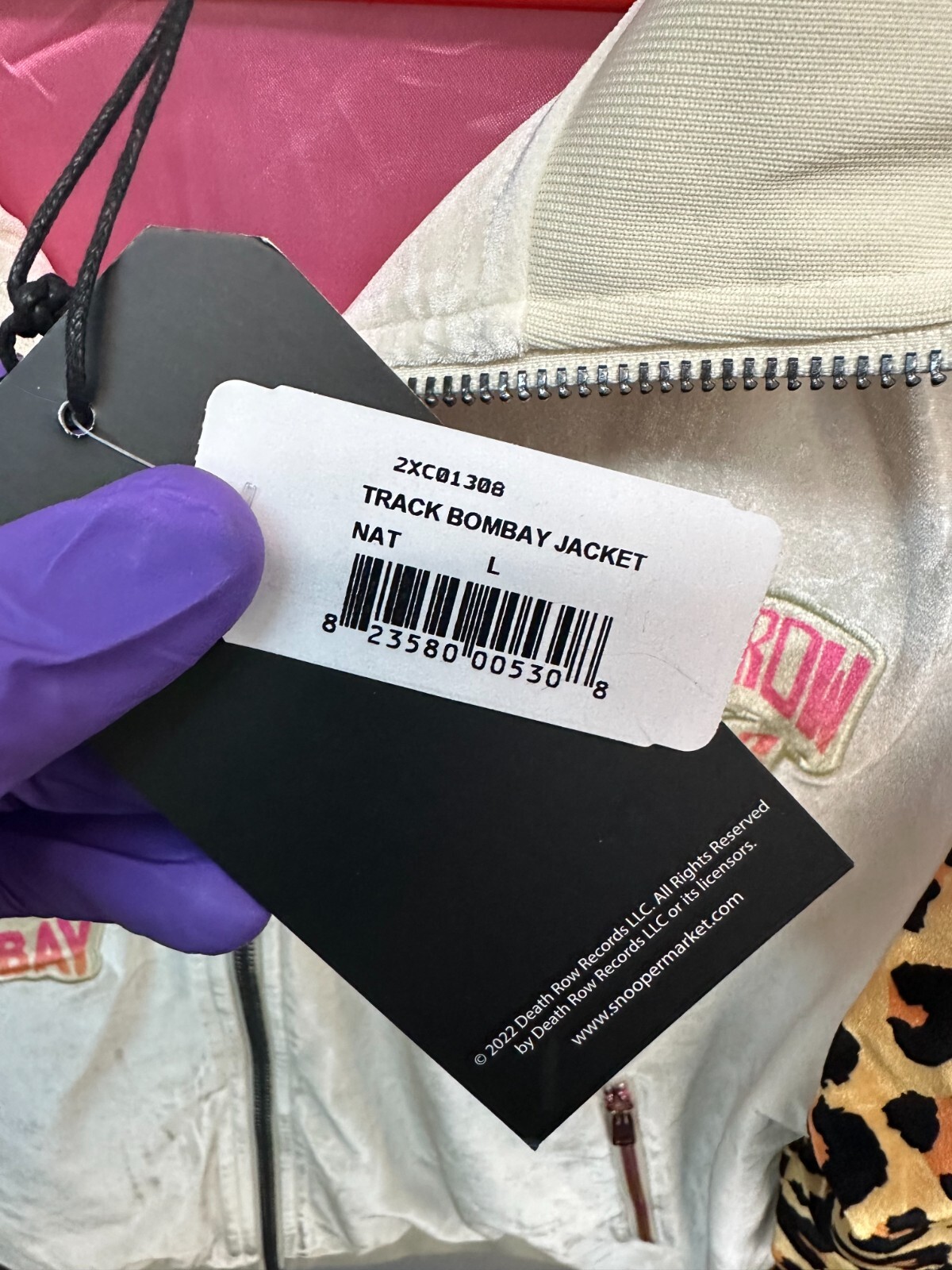 FILA Giacca Bombay Uomo DEATH ROW RECORDS NUOVA CON ETICHETTE Dr Bombay Track Nat L UNISEX