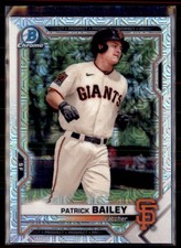 2021 Bowman Chrome Prospects Baseball Mojo Patrick Bailey Giants BCP-108