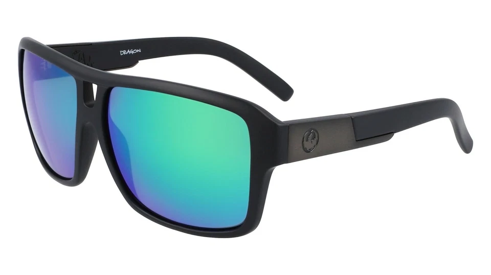 Dragon Mens The Jam Sunglasses-Matte Black Frame | LL Green Ion Lens - Image 2 of 4