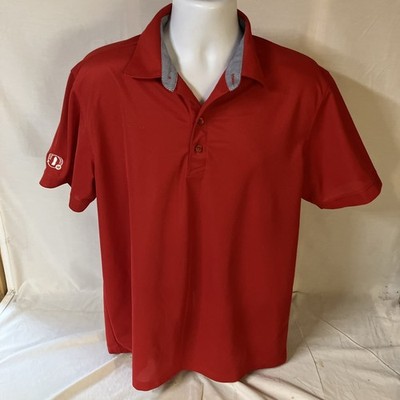 Chik Fil A Employee Uniform Polo Shirt Red Large Short Sleeve Team Style oobe