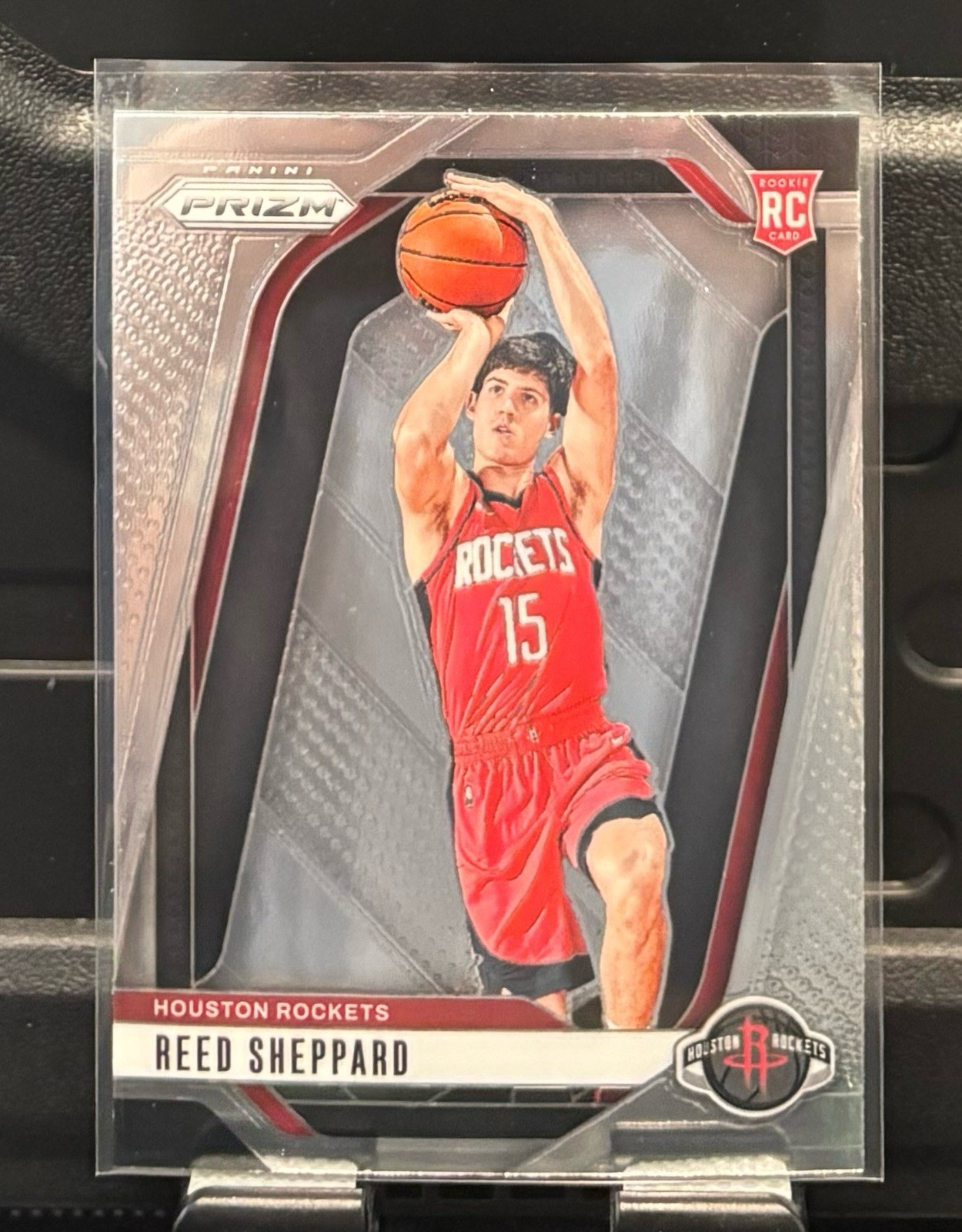 Reed Sheppard 2024-25 Panini Prizm Base RC #268 Rockets