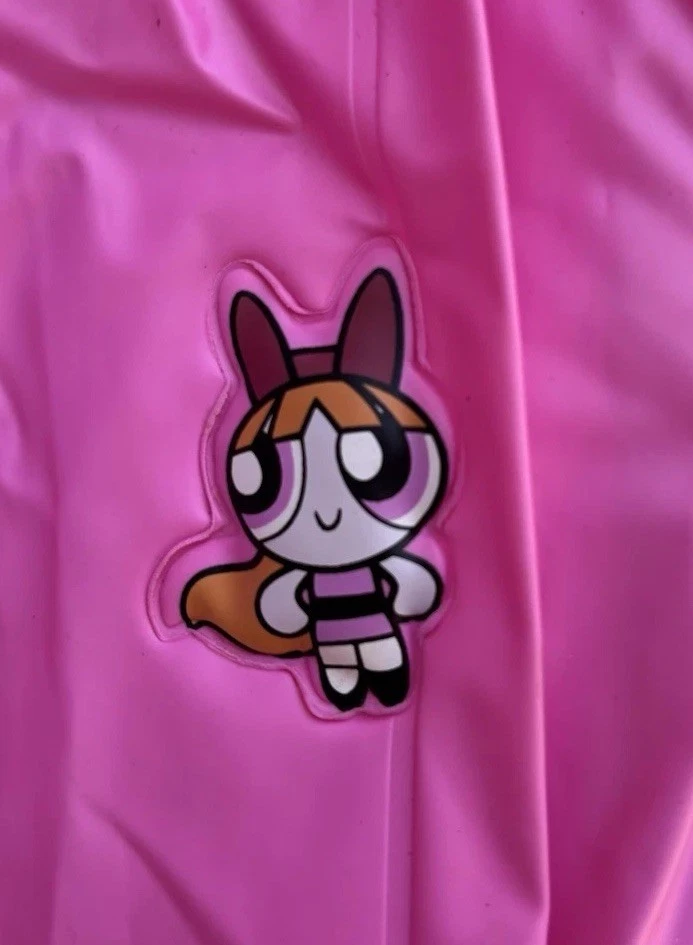 Powerpuff Girls Rain Jacket Coat Child Size 1999 M 5/6 Cartoon Network Vintage - Image 4 of 4