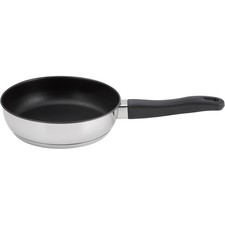 Image of Judge Vista 20cm Stainless Steel Non-Stick Skillet Frying Pan All Hob Types Oven