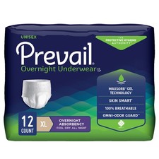 Prevail Disposable Underwear X-Large Overnight 48 Ct
