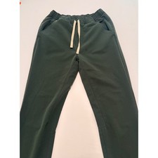 FIGS Technical Collection Scrub Pants XS Tall Forest Green M21SW2051T Drawstring