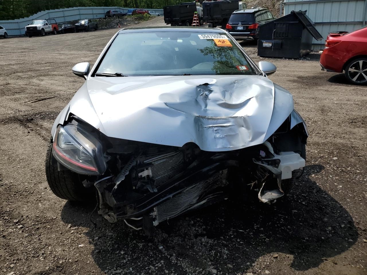 Used Right Windshield fits: 2017 Volkswagen Golf gti pillar Right Grade A