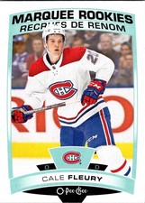 2019-20 OPC O-Pee-Chee Update Cale Fleury Marquee Rookie RC #636
