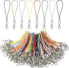Phone Charms Strap with Lobster Clasp, 100Pcs Lanyard Straps Cell Phone Charm fo