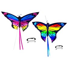 Butterfly Kite Portable Beautiful Easy to Fly for Outdoor Age 8-12 Beach