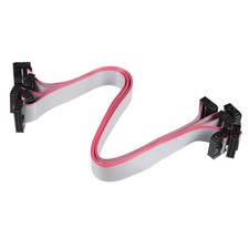 5pcs IDC 14 Pins Flat Ribbon Cable Female Connector 30cm Length 2.54mm Pitch