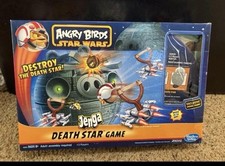 Angry Birds Star Wars Jenga Death Star Board Game Complete Set with Box