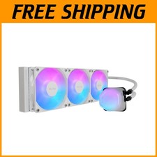 Design by 360 Elite Liquid White AIO CPU Cooler