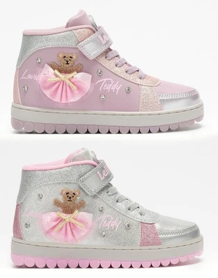 LELLI KELLY MILLE STELLE ROLLY SOLLY scarpe bambina sneakers glitter strappo