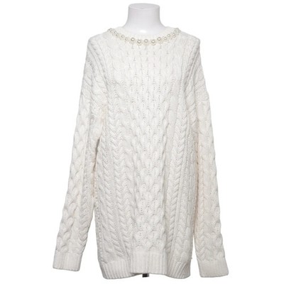 Simone Rocha x H&M, Strickpullover, Größe: S, Weiß, Baumwolle/Alpakawolle #uJi