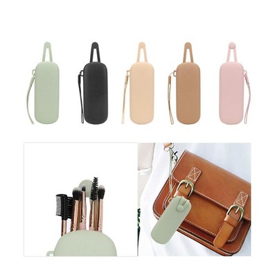 Make-up-Pinsel-Beutel, kleine Make-up-Tasche, Reise-Brillenbox, -Brillenetui