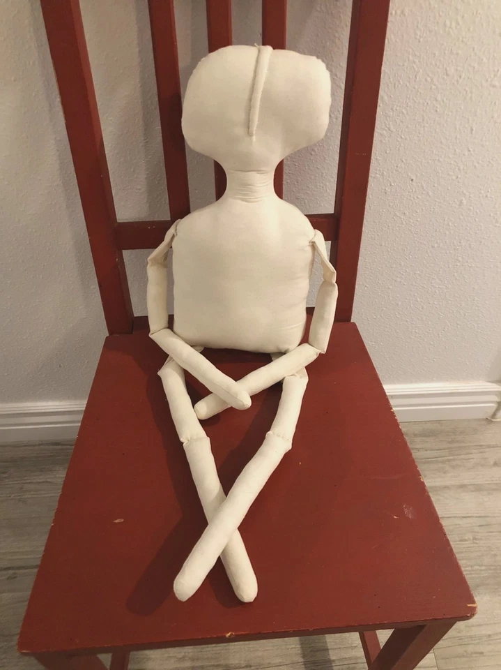 Cuerpo de muñeca en blanco, muñeca primitiva, decoración rural, fabricación de muñecas, manualidades Foto 2 de 4