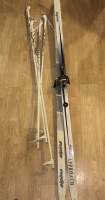 Alpina Sports TOURING SERIES waxless cross country skis 175cm W 2 Sets Of Poles