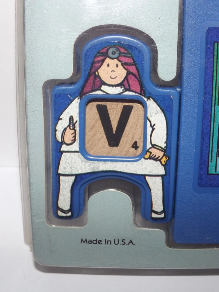 Vintage Scrabble People Play Set Animal Hospital Add-On Building #137 New - Image 3 of 4