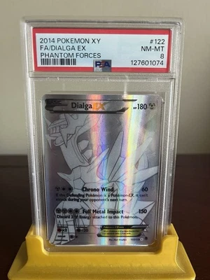 silver dialga pokemon card Dialga EX Phantom Forces Secret 122/119 Subgrades CGC 8 – TBC Games