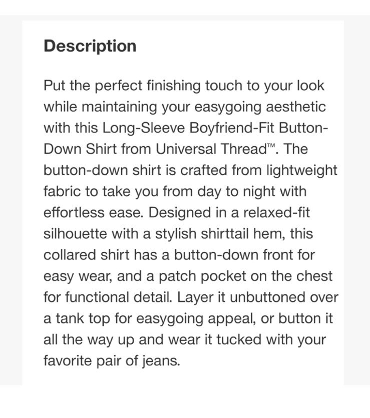 Universal thread long sleeve linen boyfriend fit … - image 9