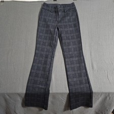 Fashion Nova 1/25 Womens Dark Grey Checkered Dress Pants
