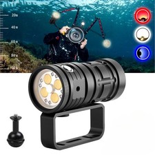 Diving Flashlight 144Core Led Underwater 120M Photography Video Camera Fill Lamp