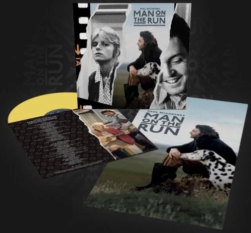 SOLD OUT**TAXI YELLOW VINYL PAUL McCARTNEY & WINGS MAN ON THE RUN 3000 THIRD MAN