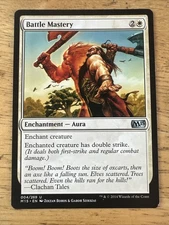 MTG Magic The Gathering Card Battle Mastery Enchantment Aura White M15