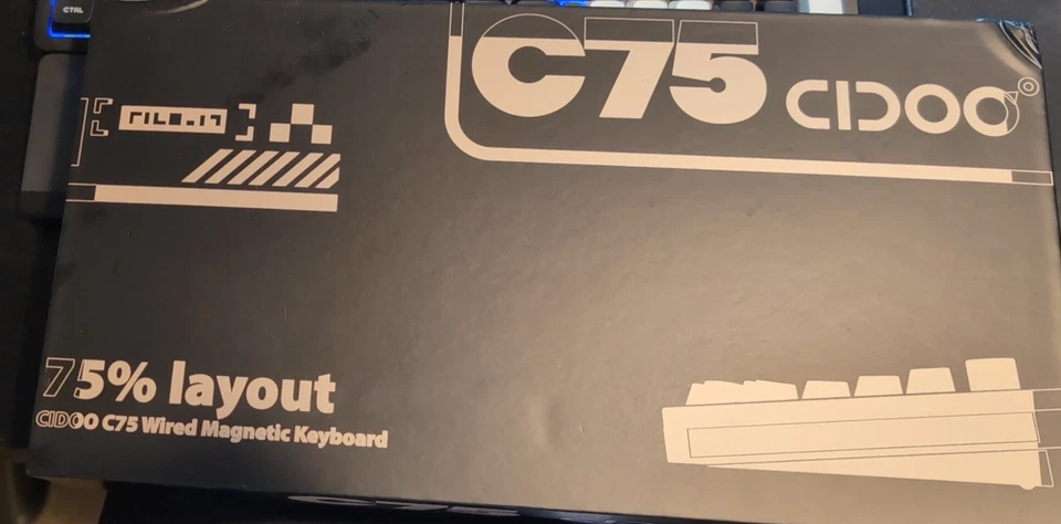 CIDOO C75 Hall Effect Gaming Keyboard CIB MINT CONDITION - Image 2 of 2